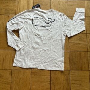 Vineyard Vines Vintage Whale Graphic Long-Sleeve Pocket Tee